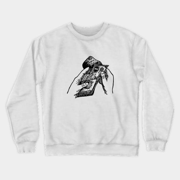 Money Crewneck Sweatshirt by linesdesigns